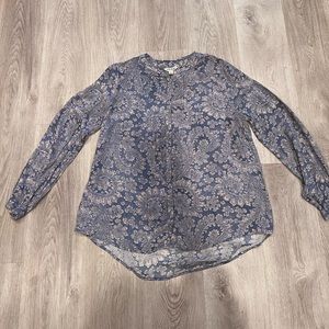 Lucky Brand Boho long sleeve button up